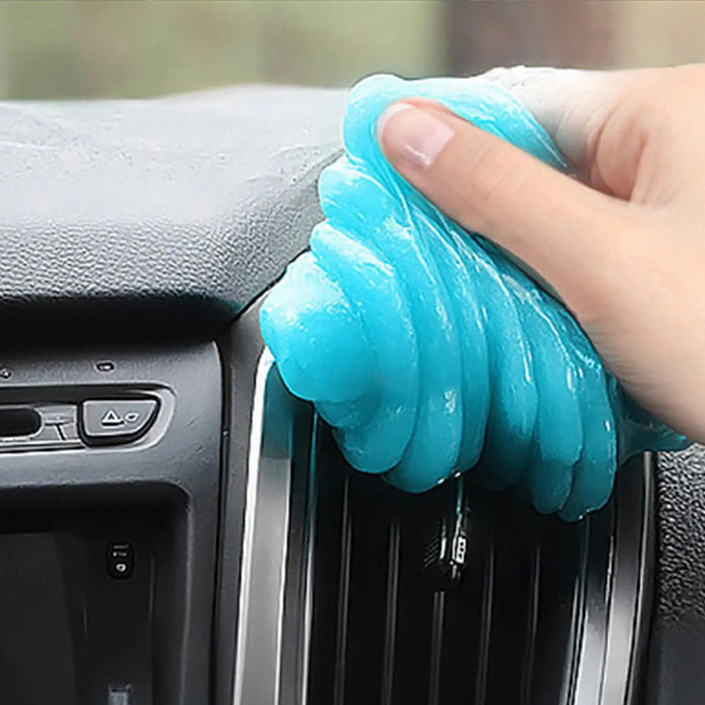 Car Interior Dust Cleaning Gel, Flexible Deformable Cleaner Gel, Deep Crevice Dirt Removal Tool, Portable Auto Care Supply
