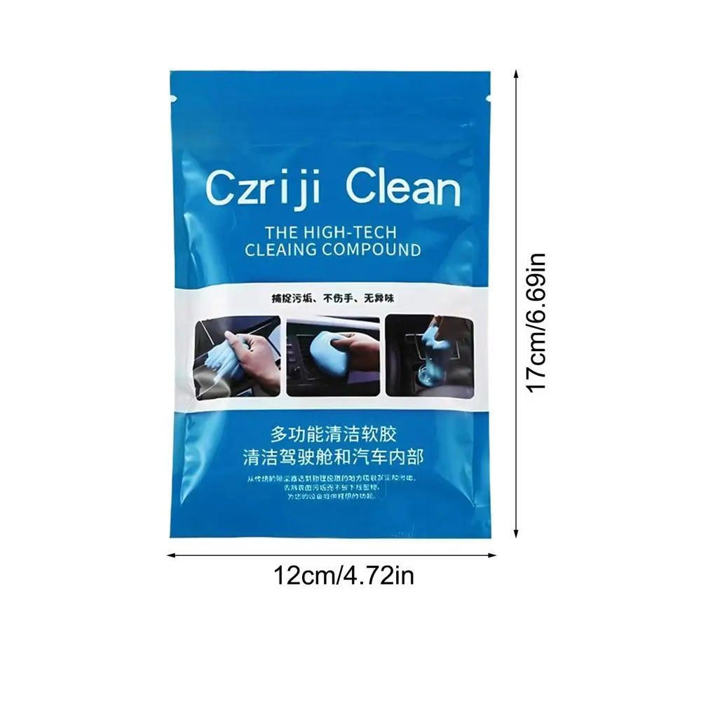 Car Interior Dust Cleaning Gel, Flexible Deformable Cleaner Gel, Deep Crevice Dirt Removal Tool, Portable Auto Care Supply