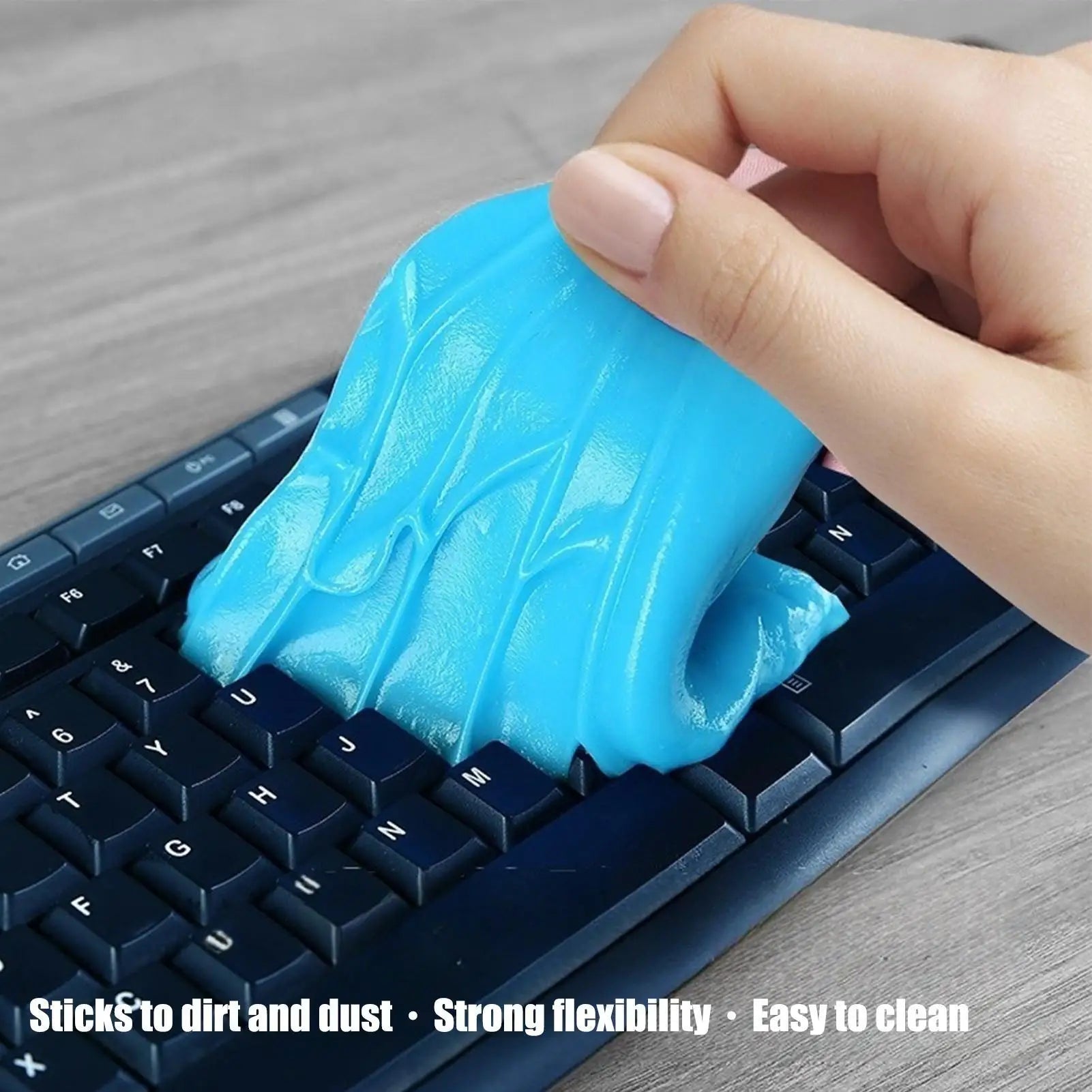 Car Interior Dust Cleaning Gel, Flexible Deformable Cleaner Gel, Deep Crevice Dirt Removal Tool, Portable Auto Care Supply